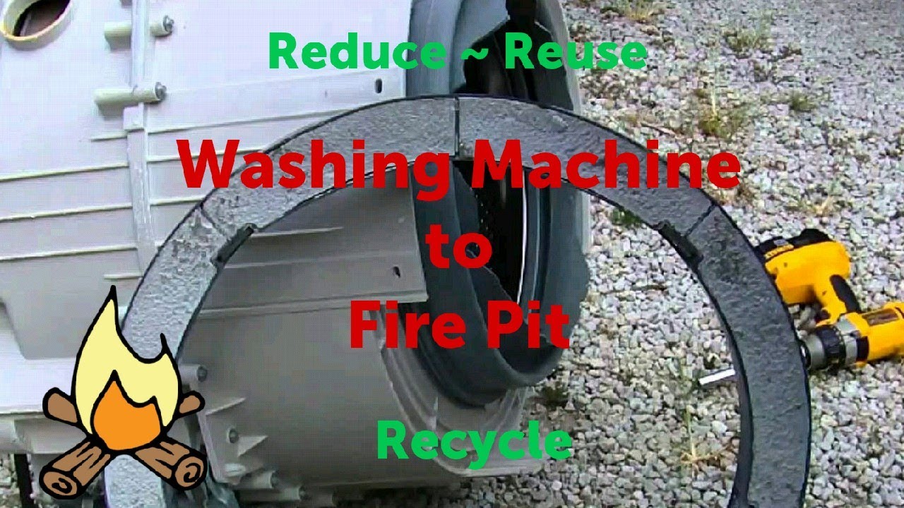 Turn an Old Washing Machine into a Fire Pit - Part 2