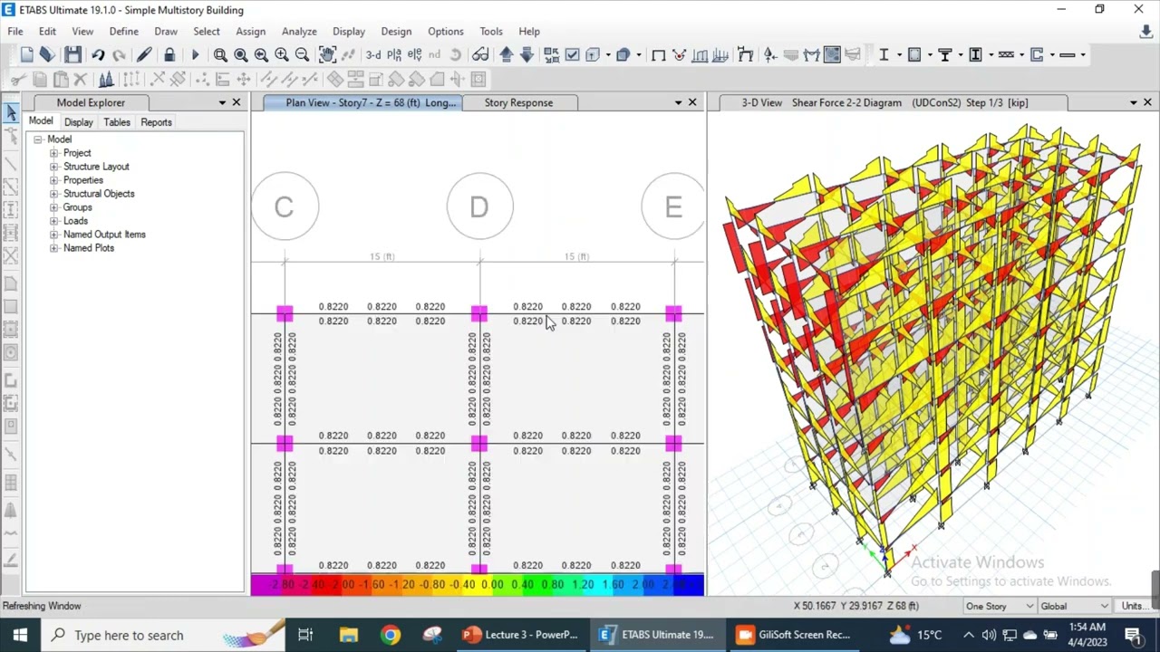 ETABS Lecture 3 | Guide for Beginners Analysis of Buildings | Civil Engineering