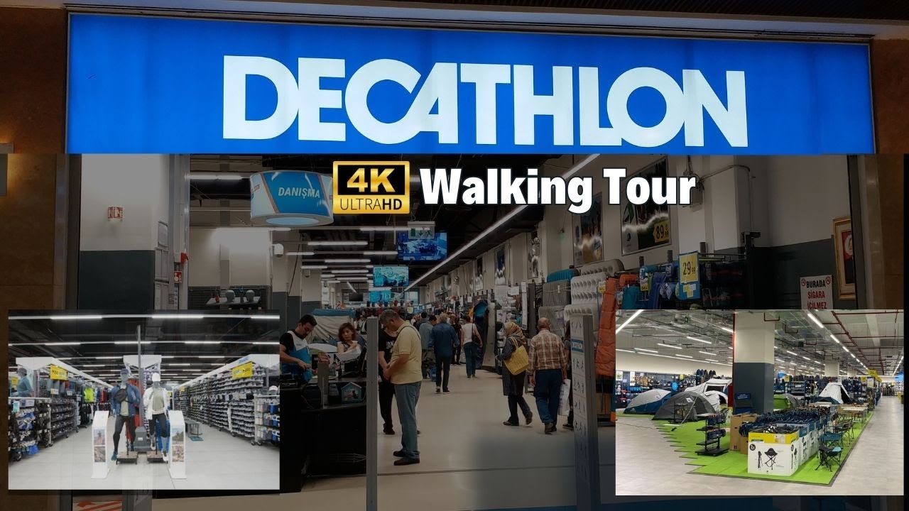 DECATHLON TOUR / Walking in ISTANBUL /Turkey - 4K  60fps