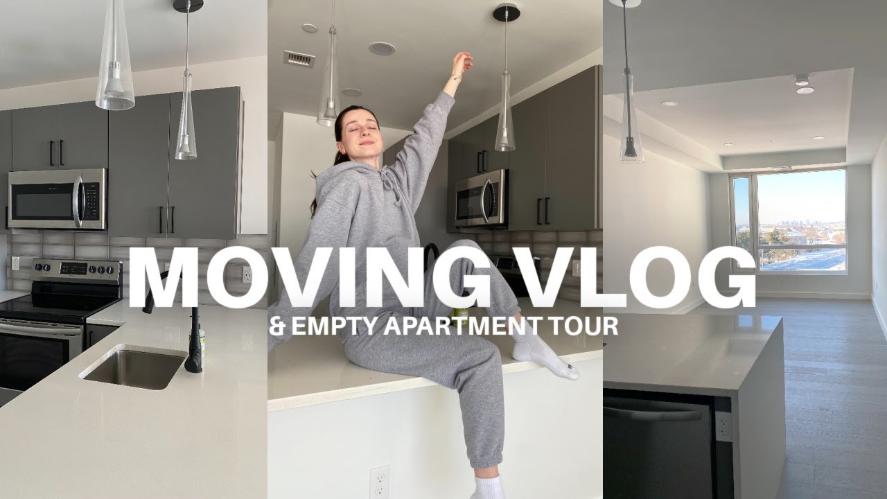 MOVING INTO MY FIRST APARTMENT: moving vlog & empty apartment tour!