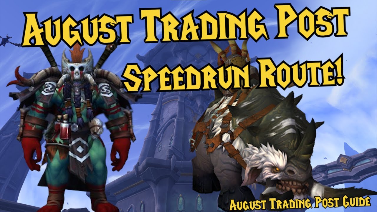 Week 1 August Trading Post Speedrun Route!! Bones of the Bloodhunter - WoW Dragonflight