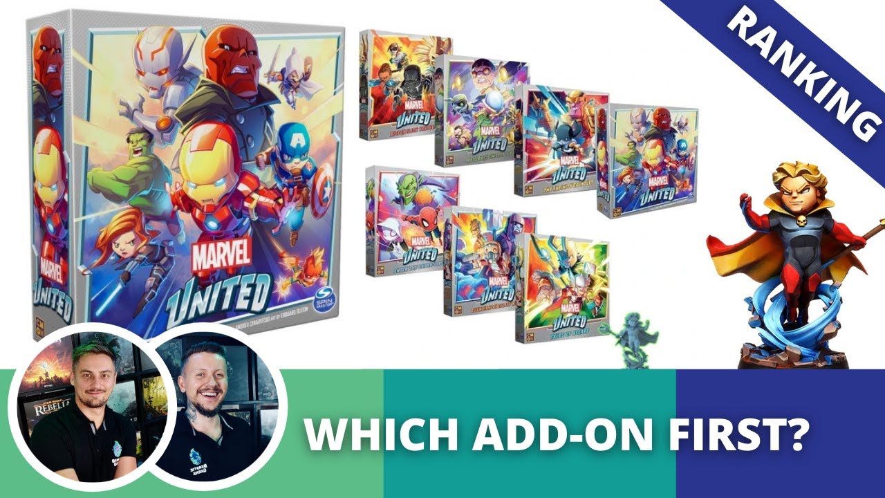 Marvel United: Ranking all add-ons. Which expansions you should get first?