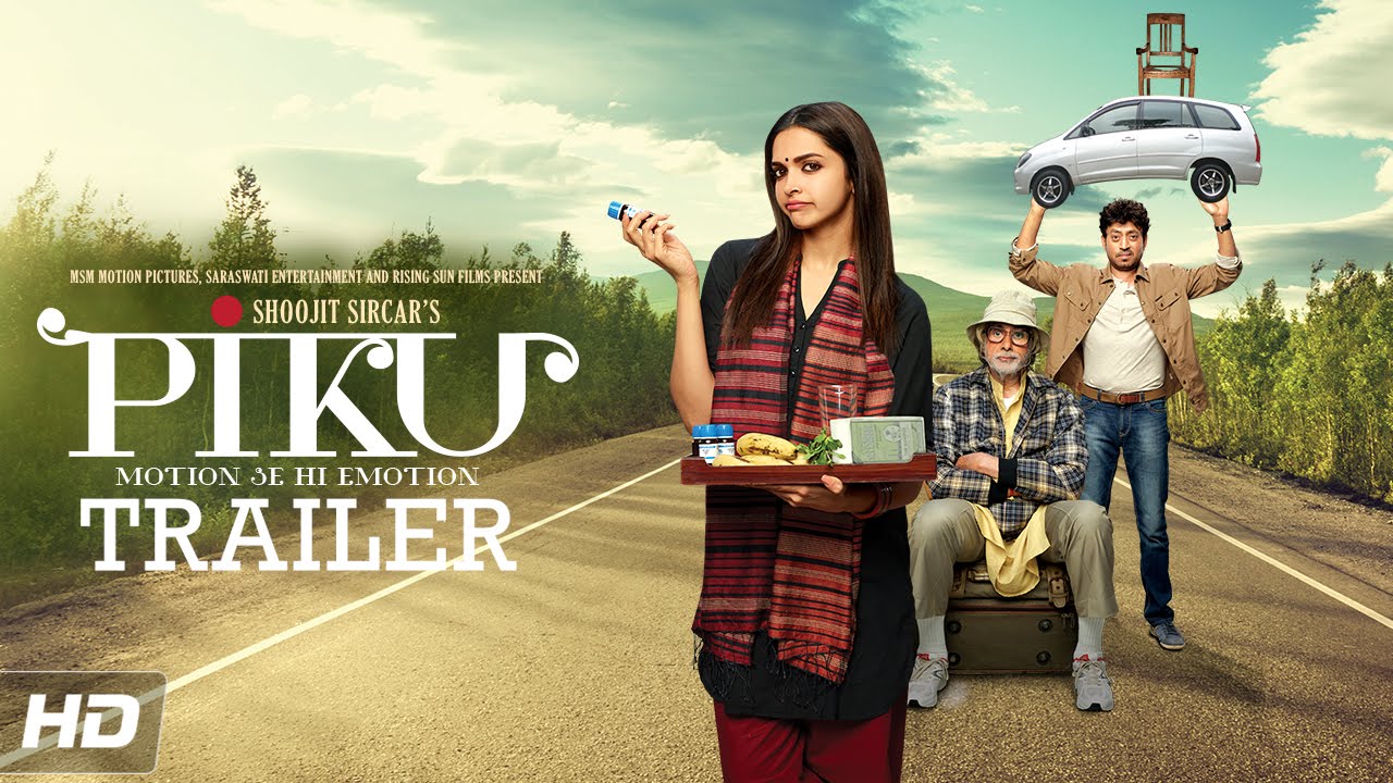 PIKU Motion Se Hi Emotion Official Trailer | Amitabh Bachchan, Deepika Padukone, Irrfan Khan