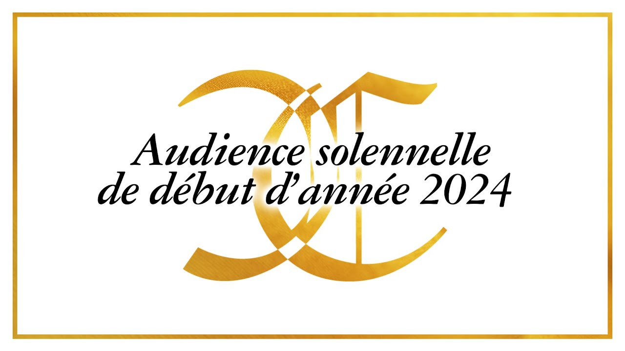 Audience solennelle de début d’année judiciaire 2024