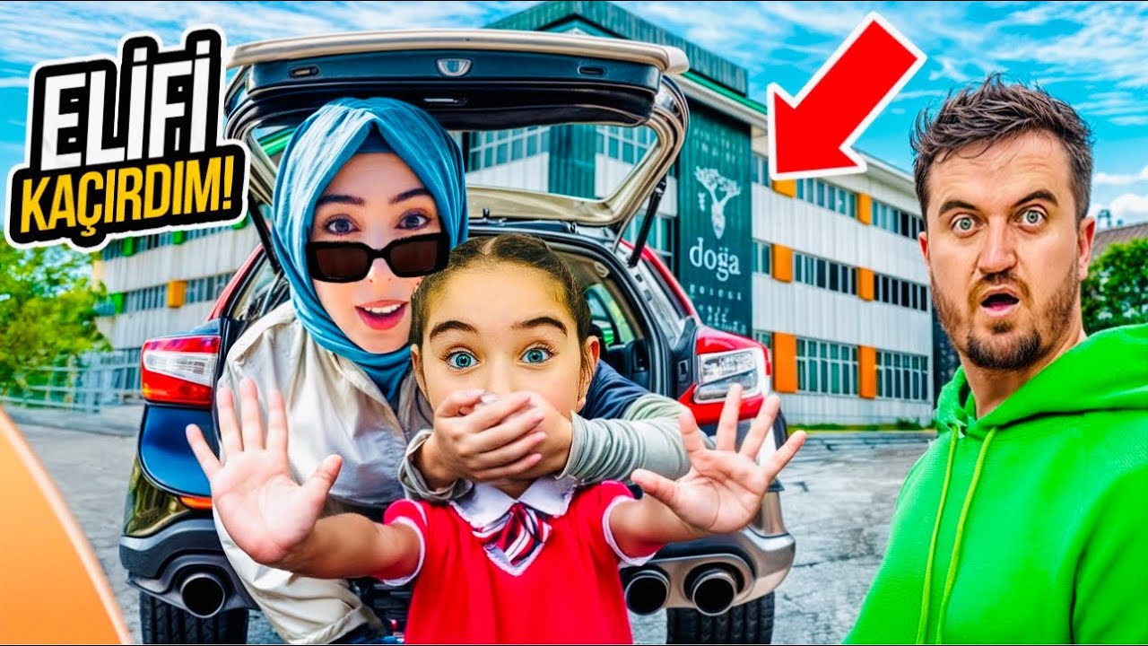 ANNESİ ELİF SİNEMİ OKULDAN KAÇIRDI !! BABAMA DEV KIŞKIRTMA !!