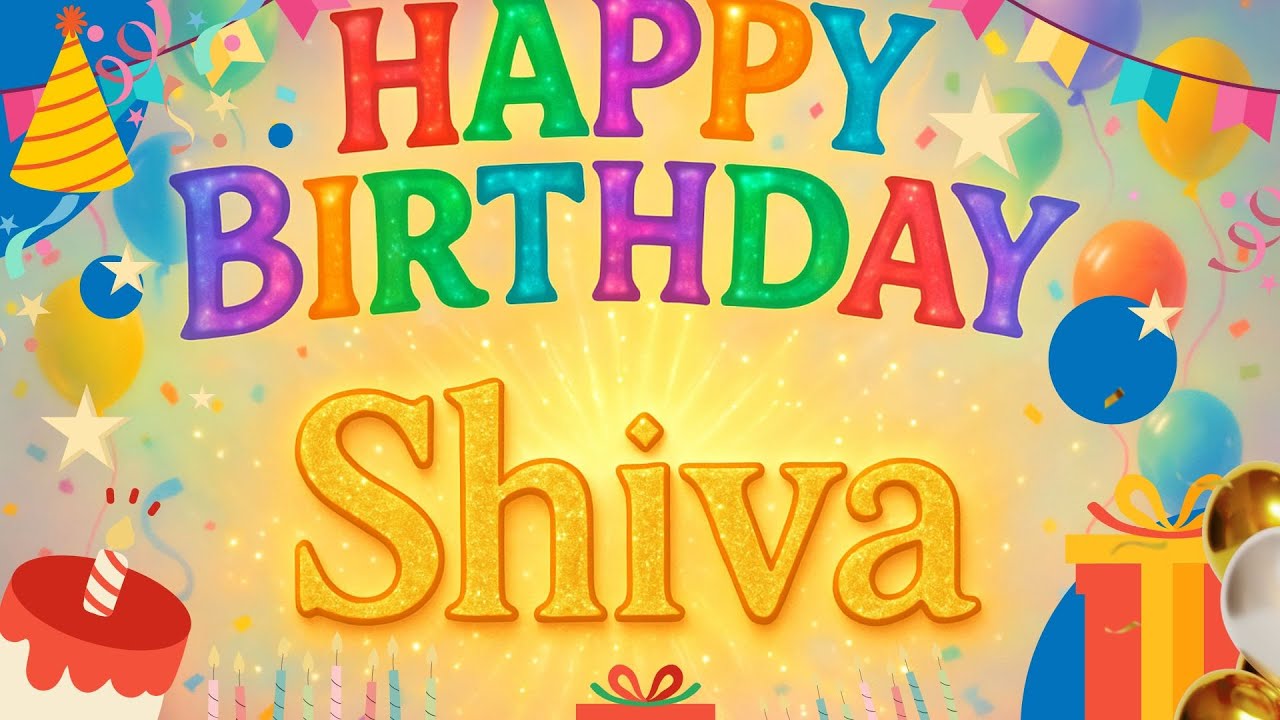🎂 Happy Birthday Shiva | A Special Wish Just for You #shiva