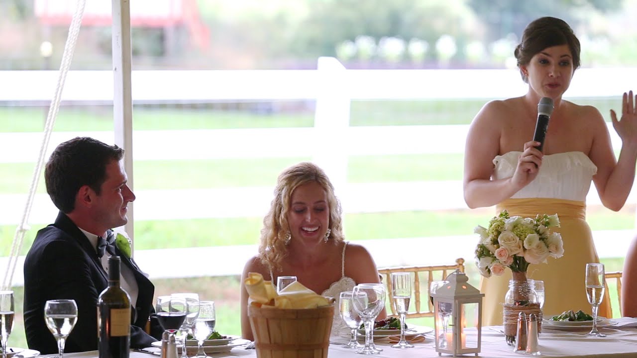 😂😂 Maid of Honor Gives a Hilarious Speech