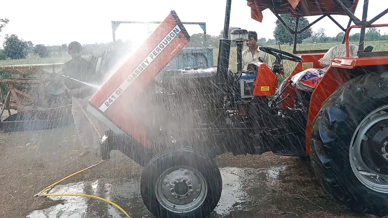मैसी फर्गूशन की फूल वोसिंग | Massey Ferguson 241 |  #gujarat​ #kisan​