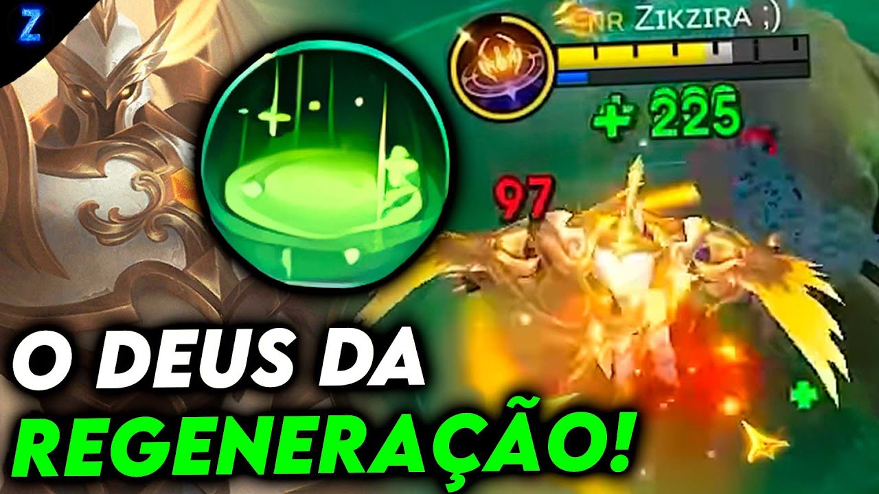 ESSE É O PODER DA REGENERAÇÃO DO URANOS!! - URANUS GAMEPLAY | Mobile Legends