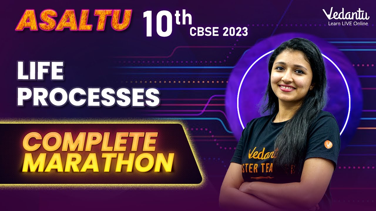 Life Processes - Complete Marathon CBSE Boards 2023 Class 10 | Ashima Ma'am | Vedantu Master Tamil|