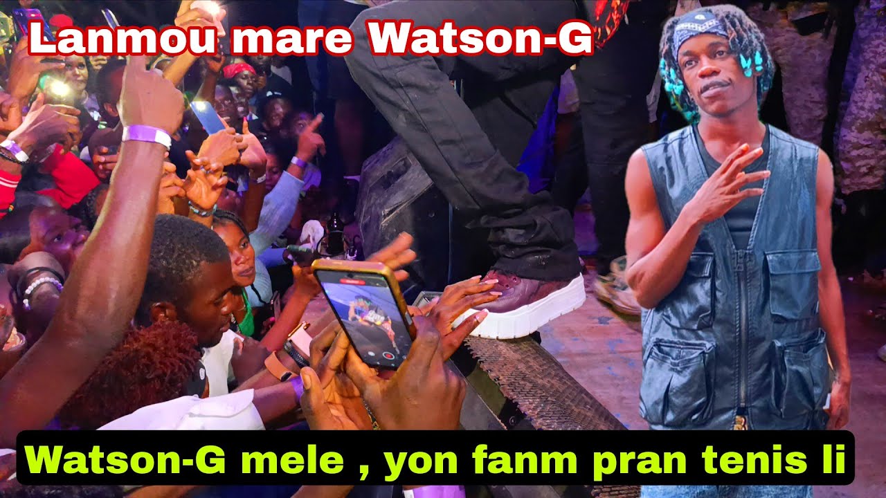 Watson-G mele yon fanm pran tenis Atis la, li dil fòk Watson-G fè lanmou avèl poul bay tenis la