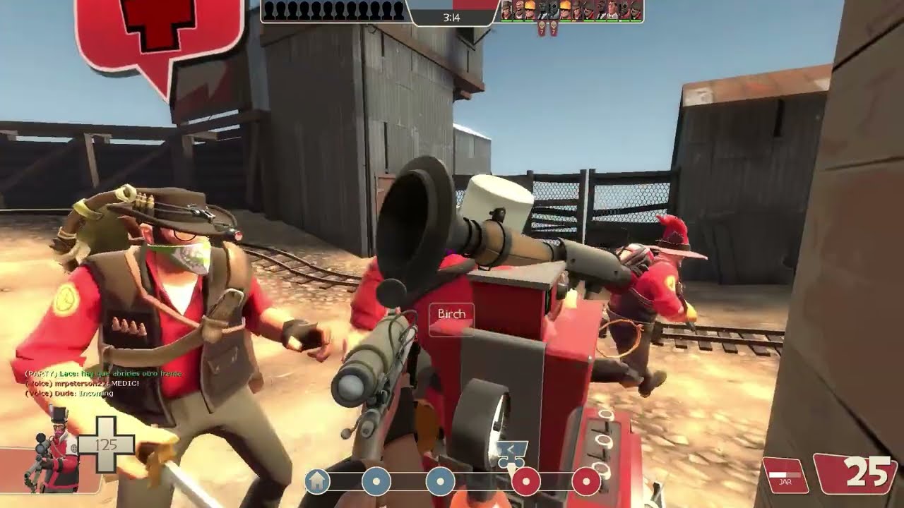 Видео игрового процесса Team Fortress 2 (фрагменты трансляции)
