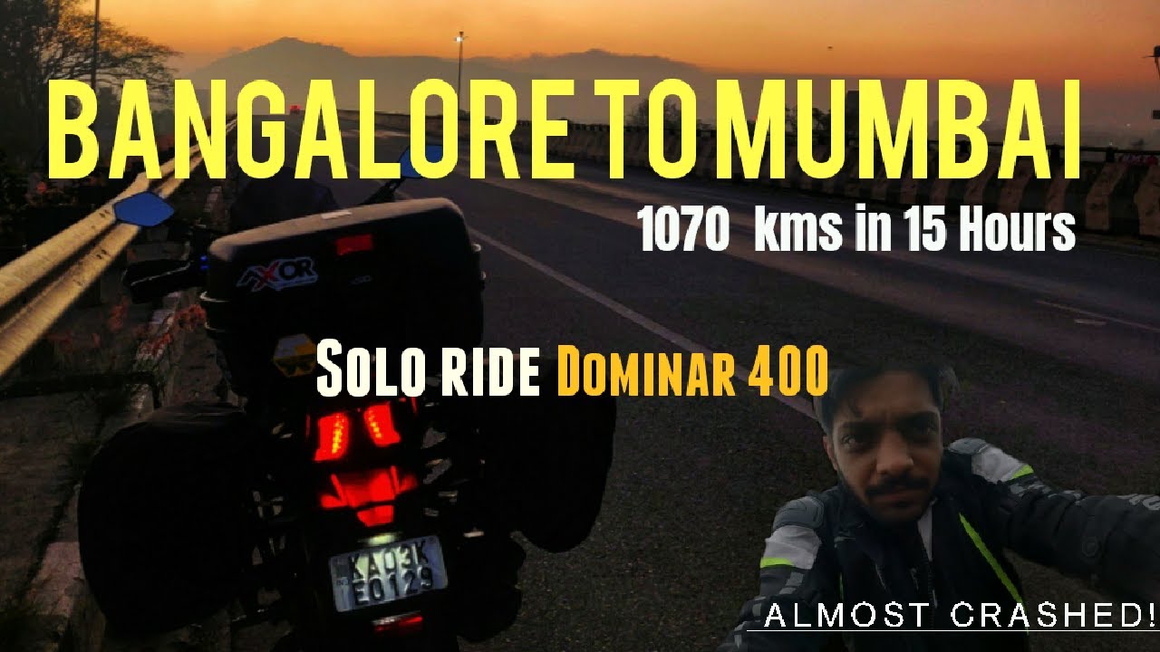 Bangalore to Mumbai Solo ride | Gujrat bike trip | 1000+ kms in 15 hours | Dominar 400 | EP.01