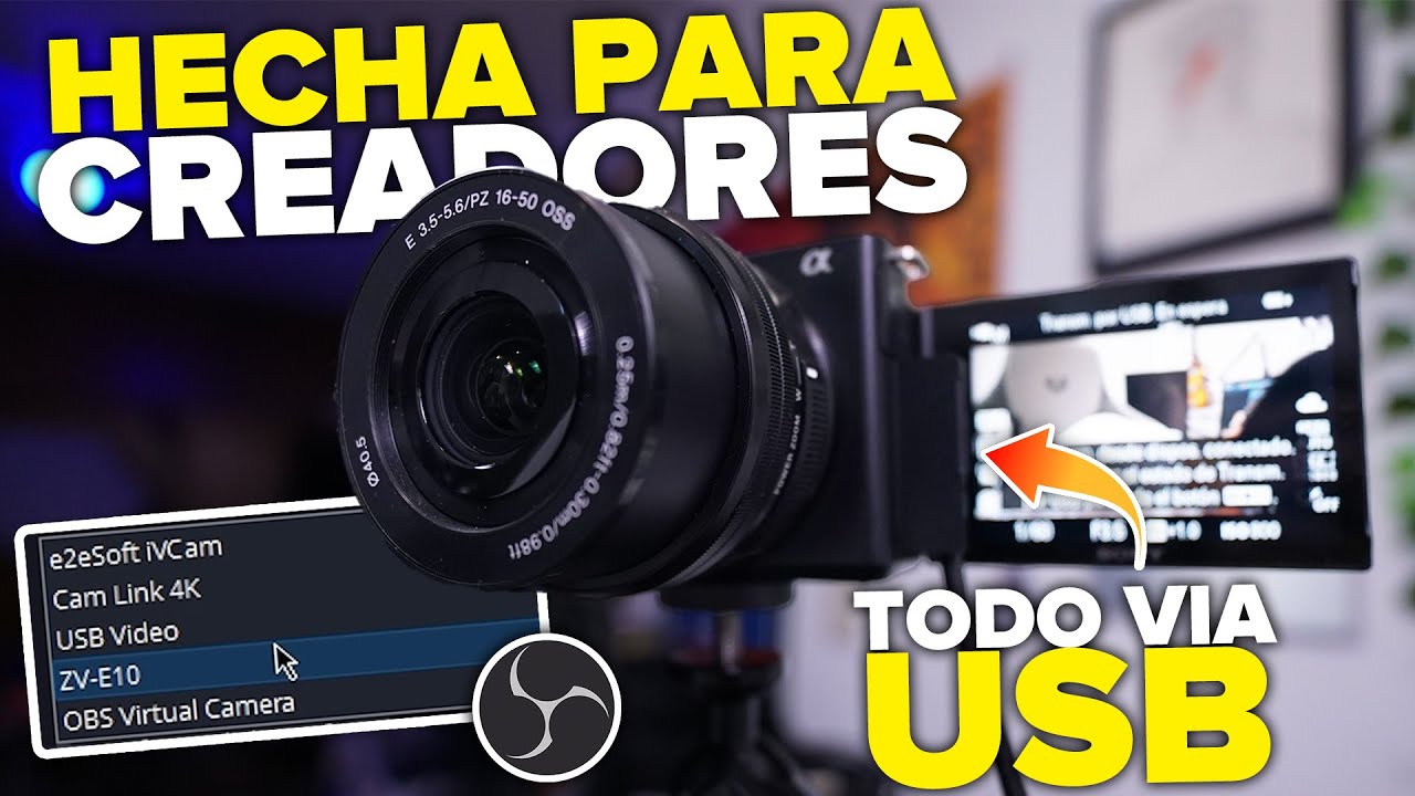 📷 NO MAS CAPTURADORAS O CAMLINK! | NECESITAS LA SONY ZVE10 SI ERES CREADOR DE CONTENIDO O STREAMER!