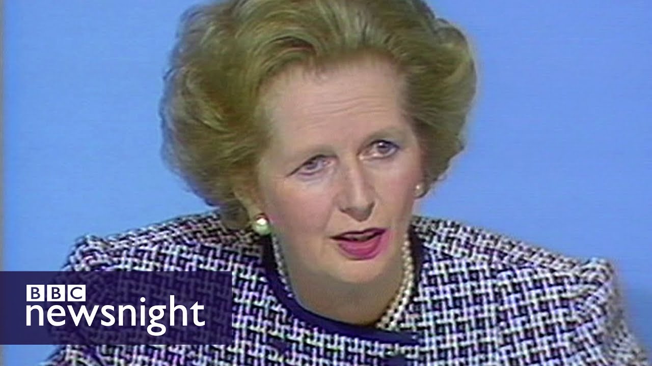 Flashback to the 1987 general election... with one week to go - BBC Newsnight