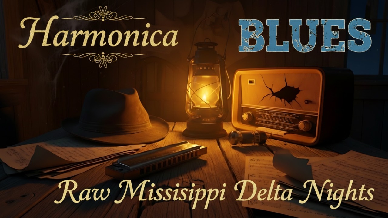 Harmonica Desert Blues | Acoustic Soul Journey – Deep Instrumental Mood