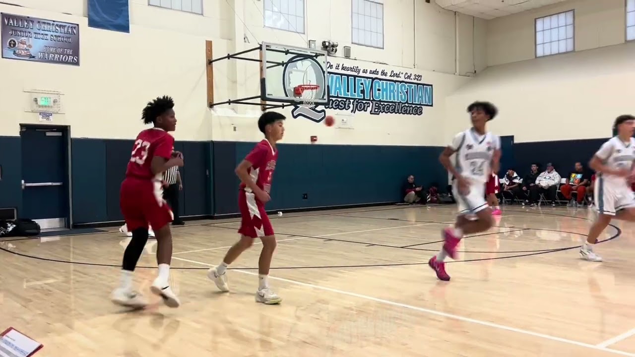 8th grade Rancho Middle School -vs- Valley Christian Middle School 12/10/25.