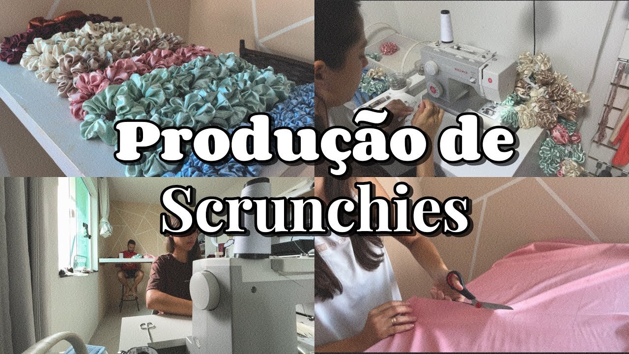 Vlog - produzindo atacado de SCRUNCHIES 