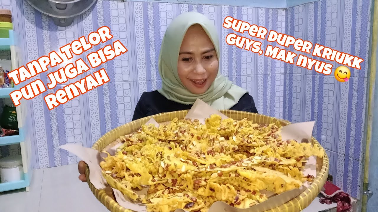 Bikin Rempeyek yg Gurih dan renyah 
