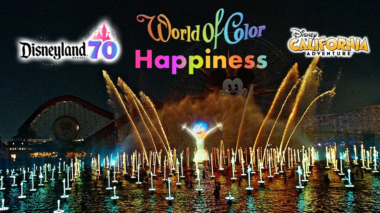 Мир цветного счастья! Полное шоу 4K Disneyland 2025 09 22