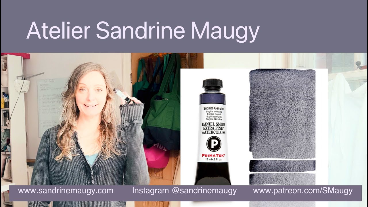 Daniel Smith Sugilite Genuine reviewed and tested in 110 mixes