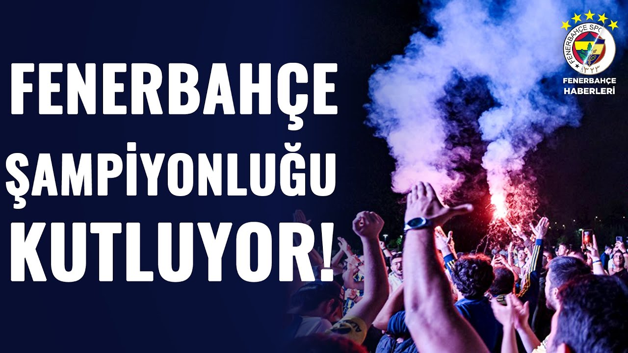 Fenerbahçe EuroLeague Şampiyonluğunu Kutluyor! İşte Canlı Görüntüler