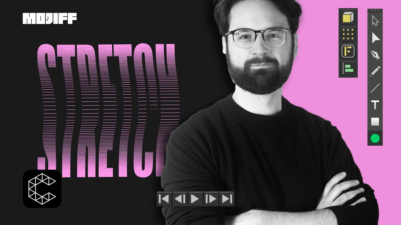 Studio Dumbar Text slice Pathfinder effect | Tutorial | Cavalry App