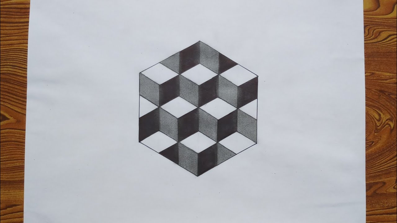 geometric drawing|| geometric patterns || simple art drawing