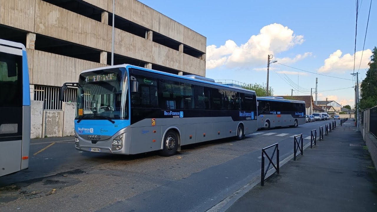ProCars ligne 47 -voyage entre Provins et Melun en Iveco crossway line - partie 1