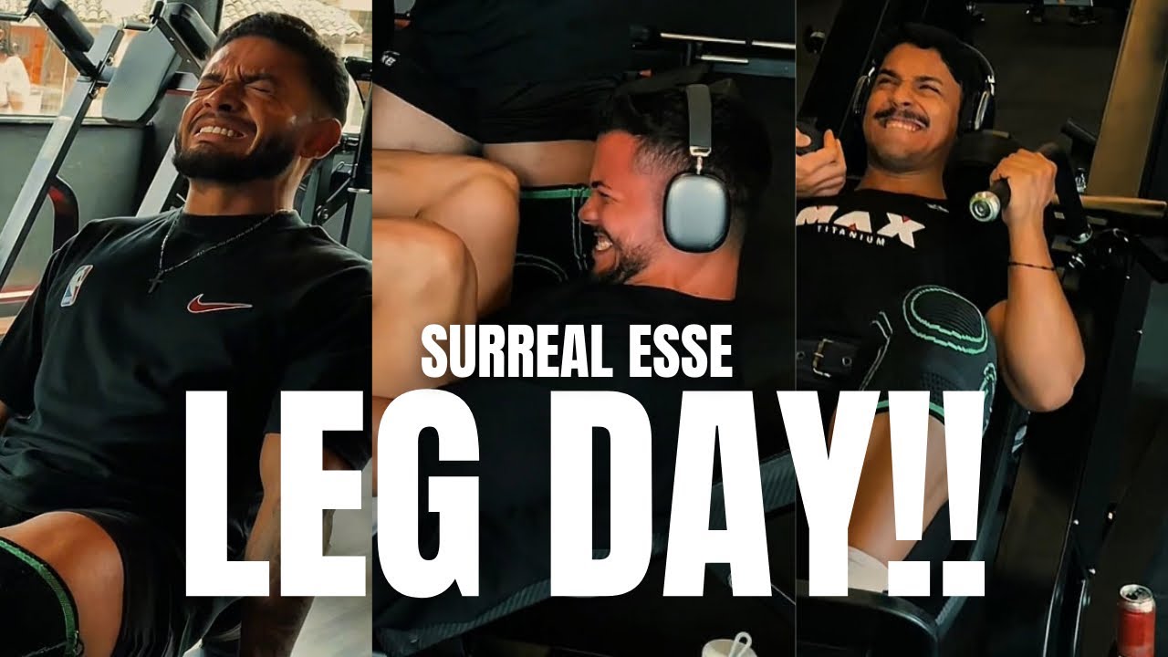 NO LIMITE!!! LEG DAY INSANO💀