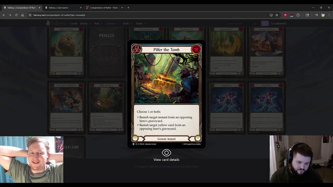 Noah and Joshua test stream Flesh and Blood #fabtcg