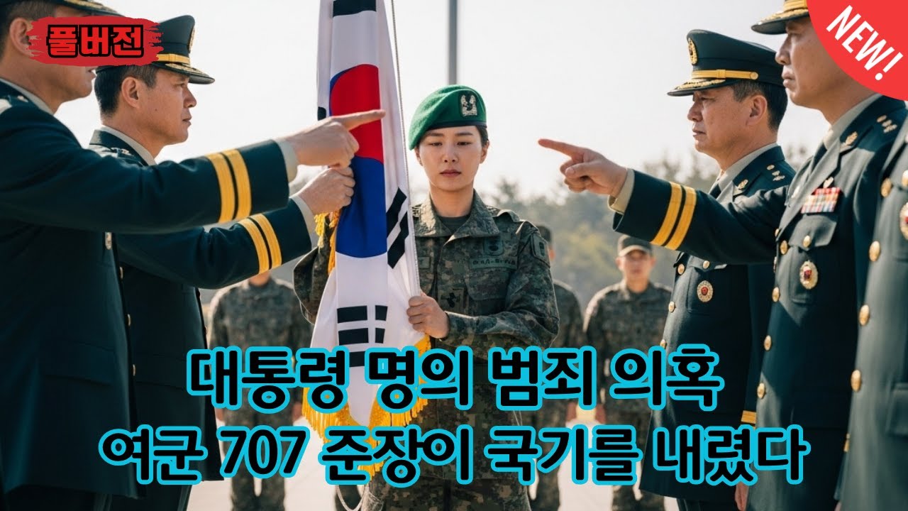 [실화] 간부들이 대통령의 이름으로 범죄를 저지르자… 여군 707 준장이 국기를 내렸다[오디오북] [반전사연] [감동사연]