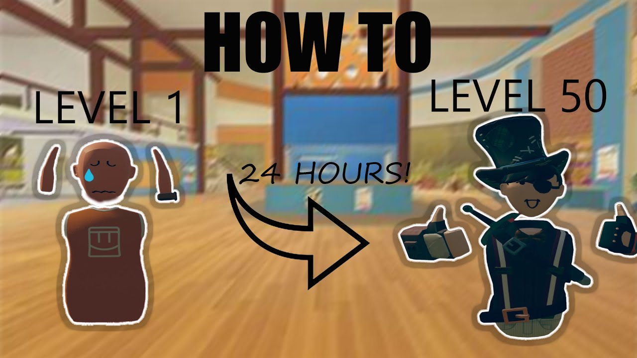 Fastest ways to level up quick in Recroom (Level 50 Easy!!)