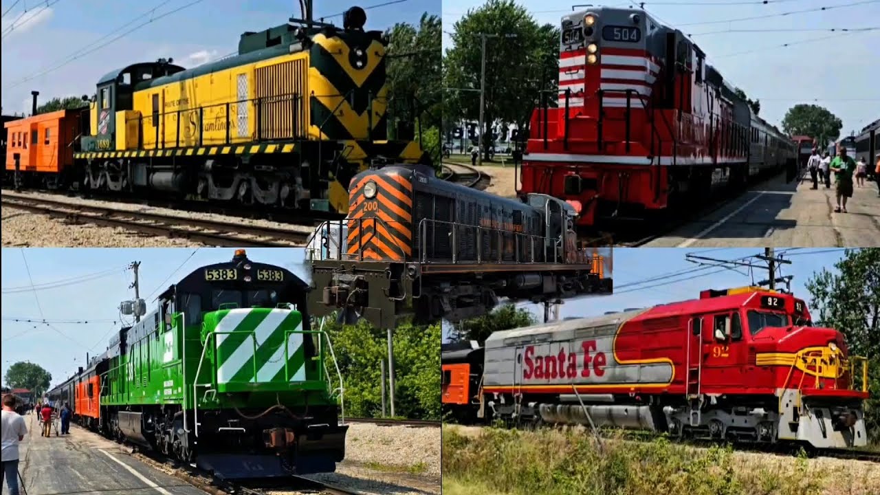 ENGINES Running at Illinois Railway Museum Diesel Days 2025!!