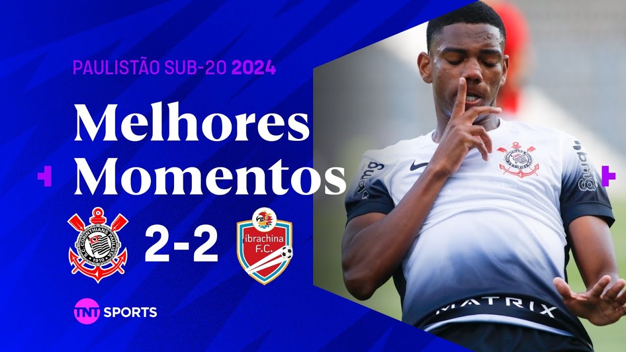ANDRÉ LUIZ CRAVA DOIS, MAS IBRACHINA BUSCA O EMPATE! CORINTHIANS 2 X 2 IBRACHINA | PAULISTÃO SUB-20