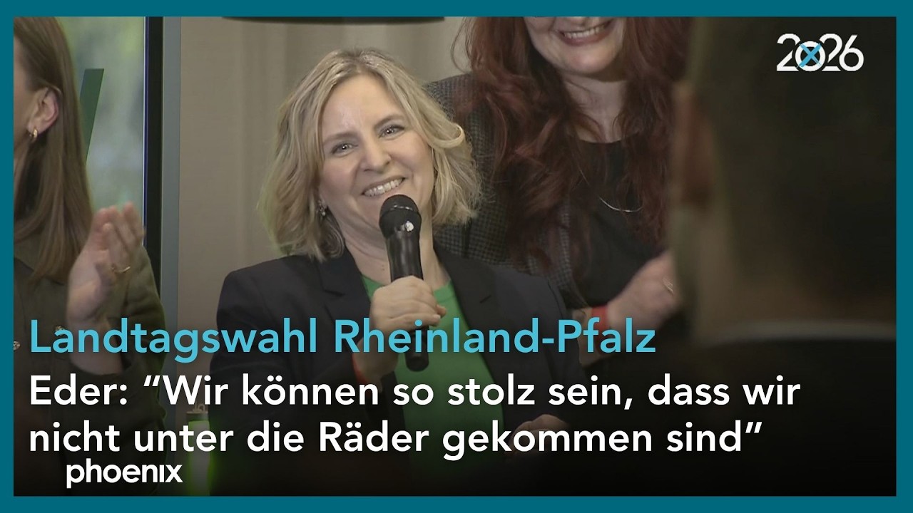 Landtagswahl Rheinland-Pfalz: Spitzenkandidatin Katrin Eder (B'90 / Gr&uuml;ne) zu ersten Hochrechnungen