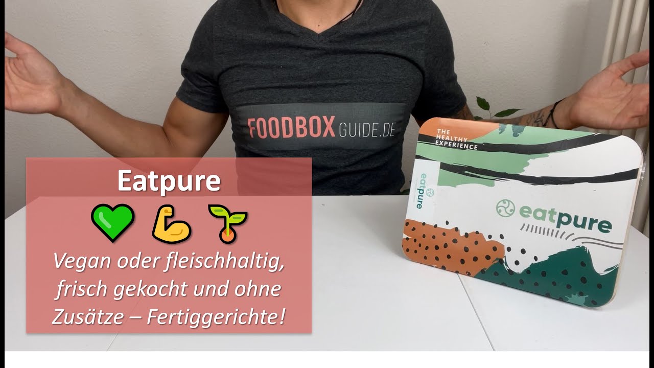 EatPure Fertiggerichte | Unboxing, Test & Erfahrungsbericht | FoodboxGuide.de