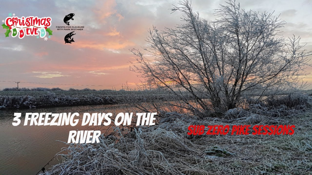 Pike fishing UK : Piking in a winter wonderland pt2