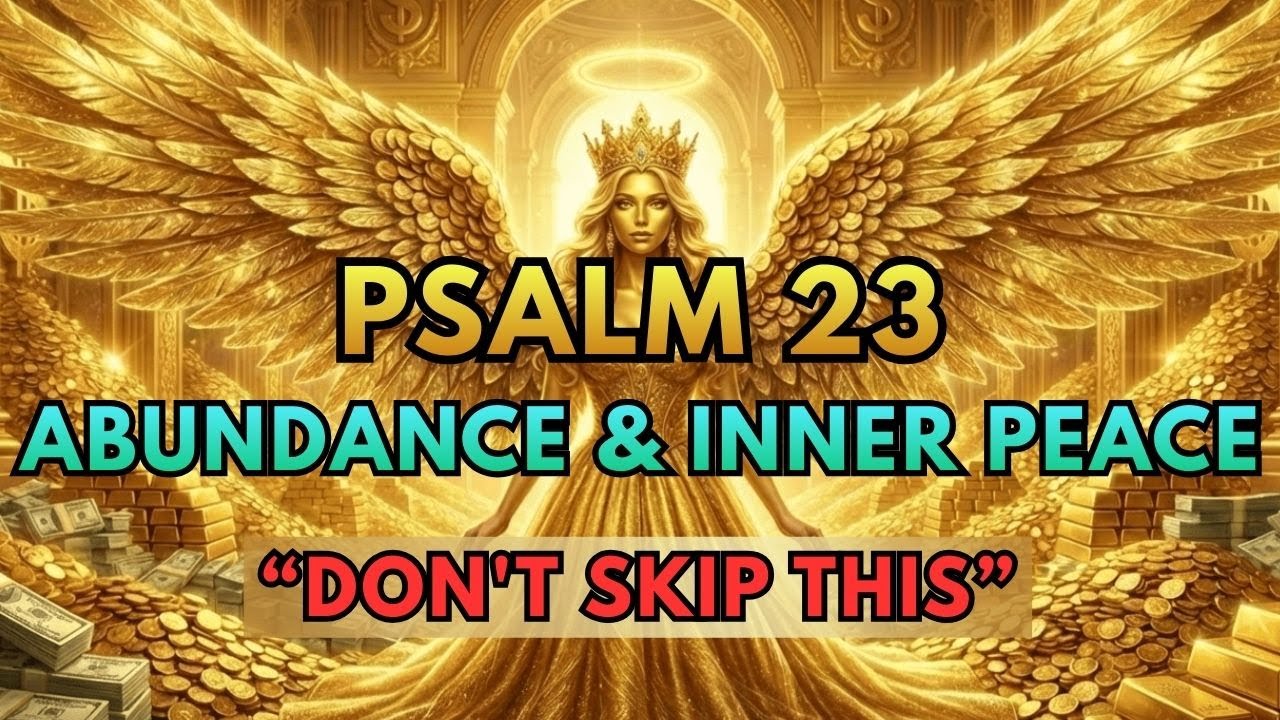 Why Many Pray PSALM 23 7 TIMES for ABUNDANCE and INNER PEACE