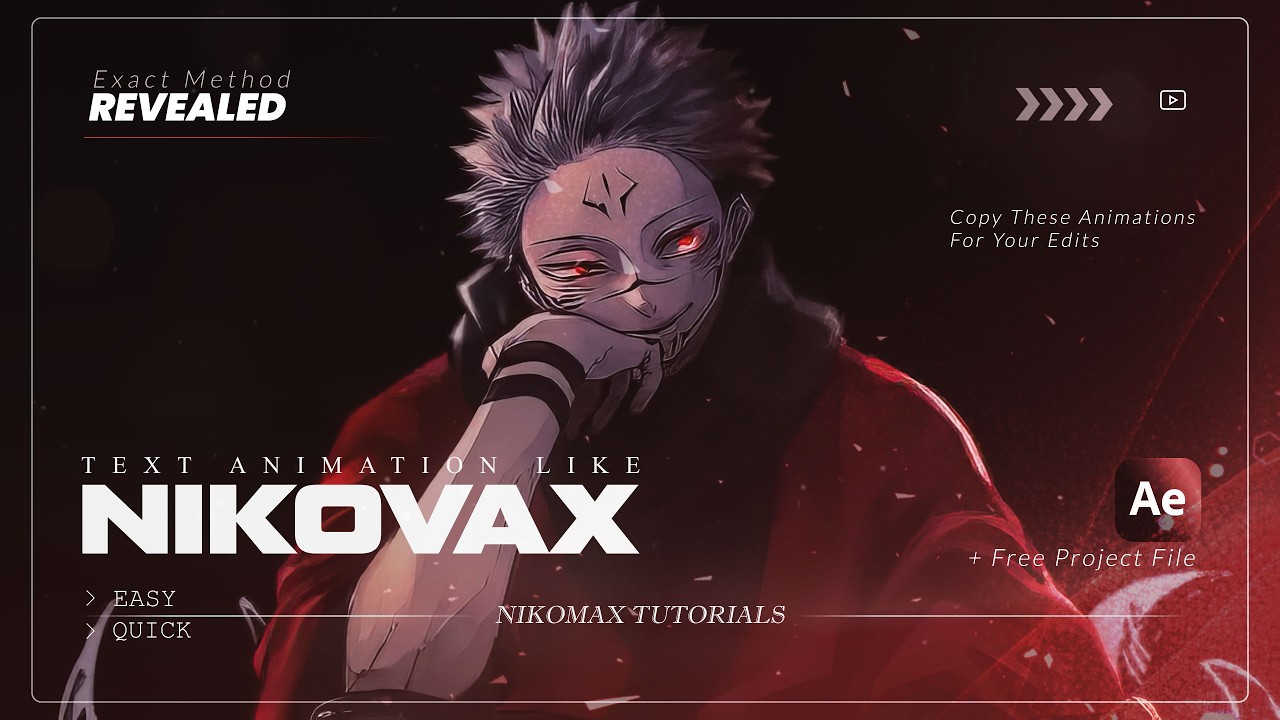 Try this Text Animations in Your Edits....| ft.Nikovax