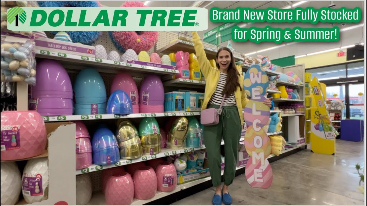 Fully Stocked  Dollar Tree Brand New Store Shopping for Easter for 2025! Shop With Me! Easter Basket