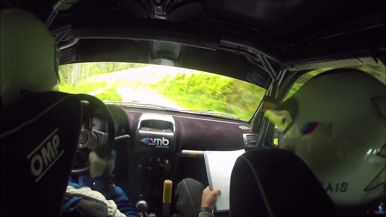 OnBoard Alex Martínez - Nico Meizoso CLIO SPORT Rally Naron 2019 A Queiroga