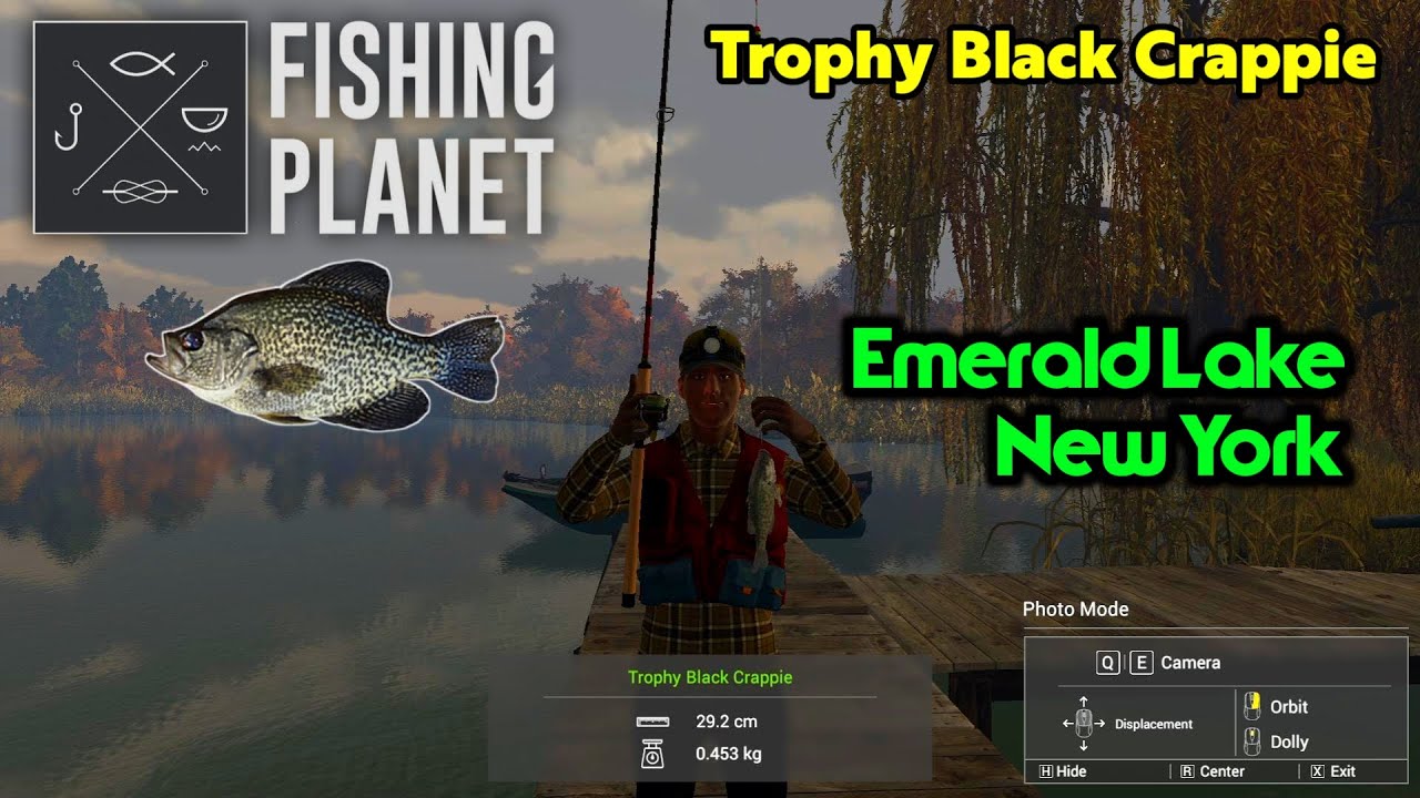 Trophy Black Crappie Emerald Lake - Fishing Planet