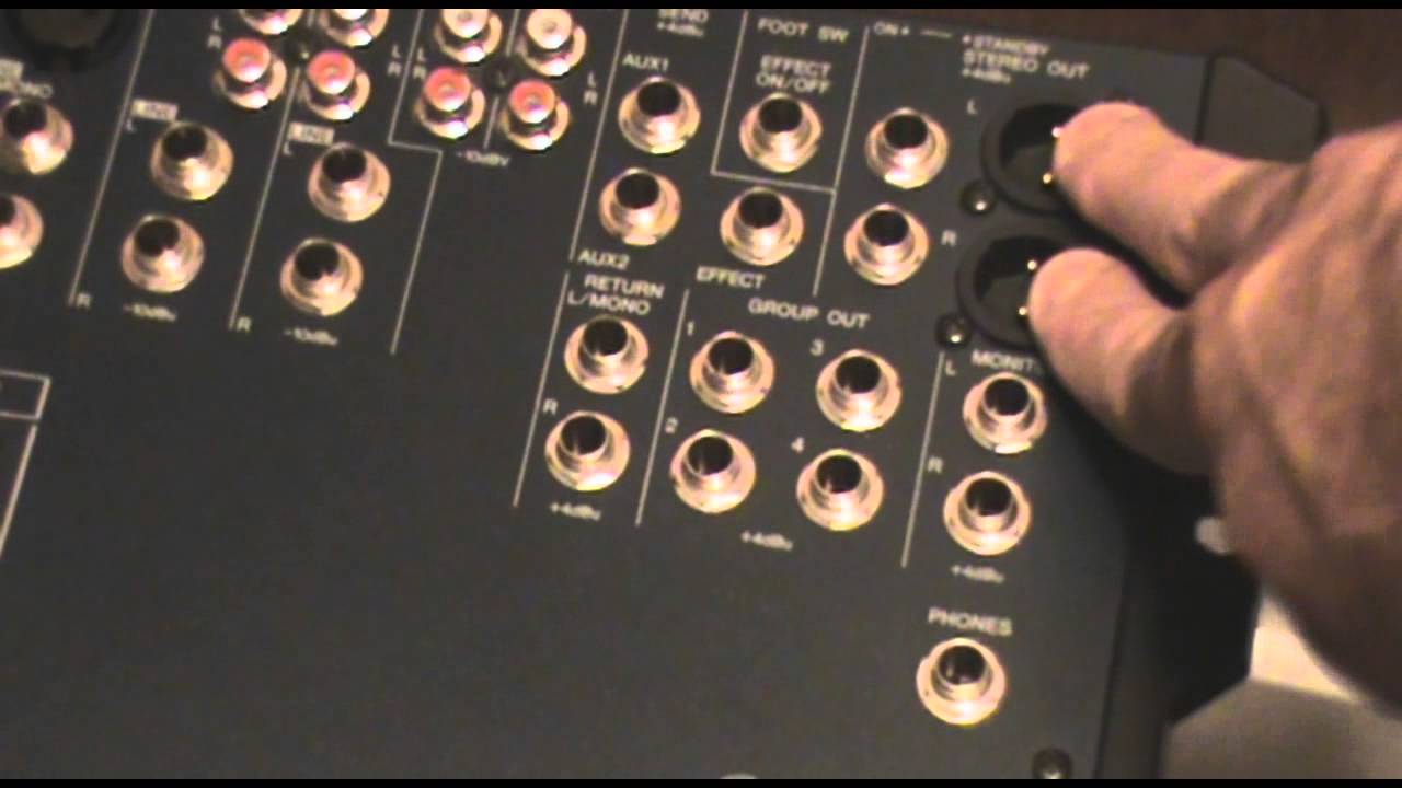 Stage Monitor Mixer Outputs - AudioTech