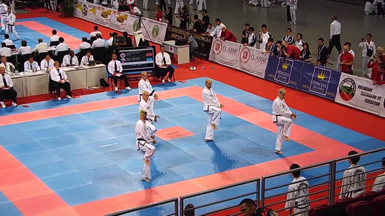 Czech Male Team Pattern Choong Jang. 2013 ITF World Championships