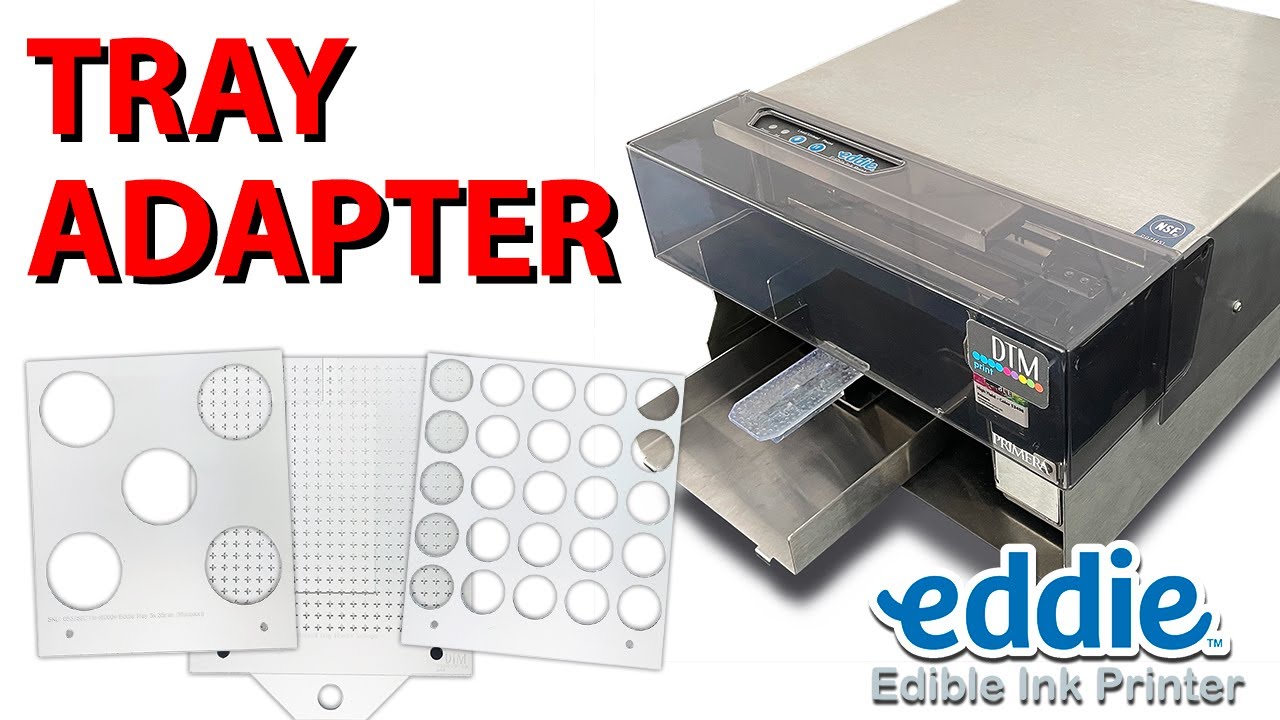 DTM Manual Trays for Eddie the Edible Ink Printer - print on any shape