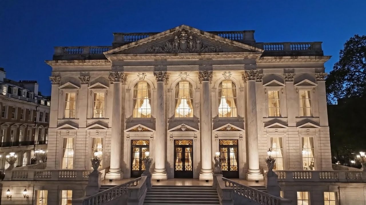 Inside a &pound;340M Belgravia White Marble Palace | London's Neo-Classical Billionaire Estate
