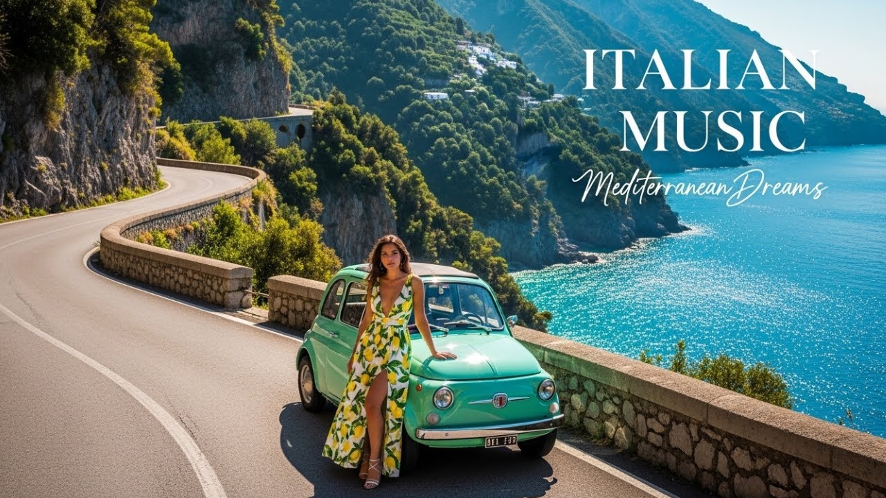 Romantic Italy Views 🎶 Mediterranean Instrumental Music for Relaxing Moments | 4K