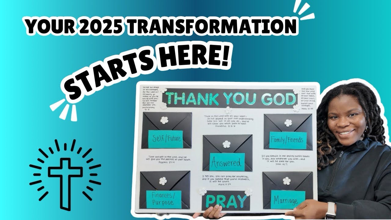 How My Prayer Board Will Help Me Reach My Goals in 2025!