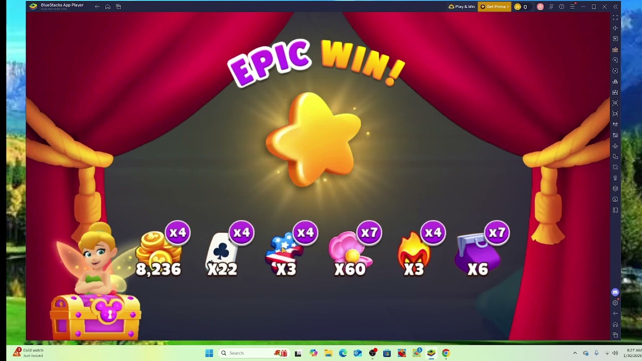 Disney Solitaire Level 284 Completed | Aladdin Scene | Epic Mode | F2P Smart Strategy